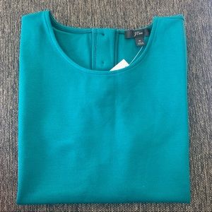 J. Crew Jeweled Ponte Top